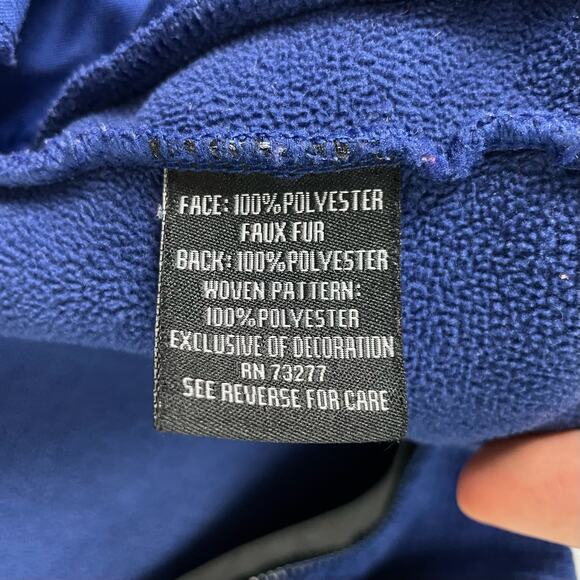 Fila Sport | Blue & Black Cloud Peak Fleece Zip Up Jacket - Picture 13 of 13